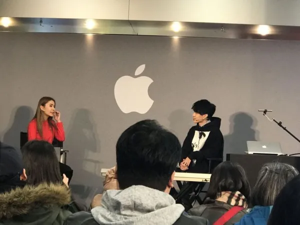 音乐才子宫阁在王府井Apple Store举办活动