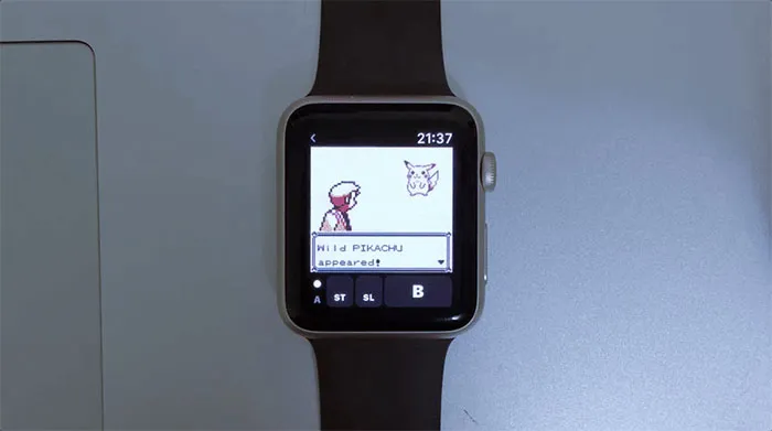 一个视力很好的开发者，在Apple Watch上玩《精灵宝可梦》