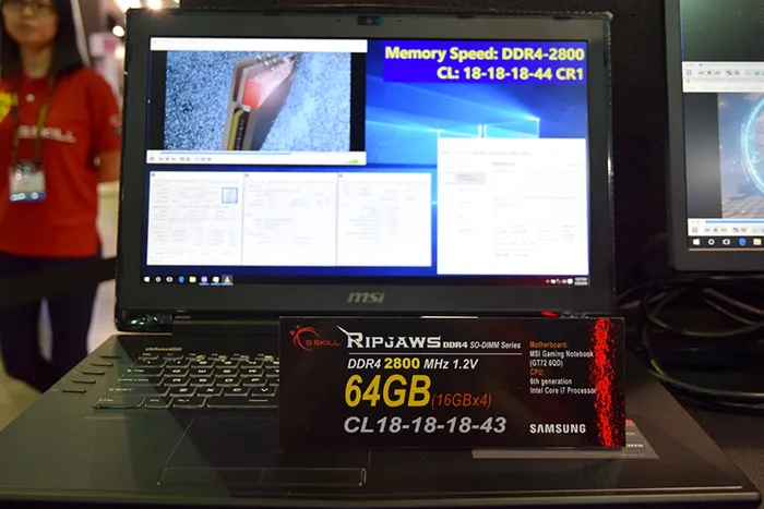 芝奇在Computex 2016上展示内存新品：频率高达4500MHz！