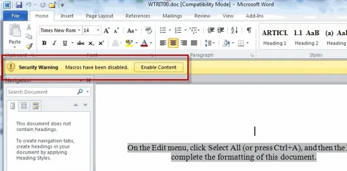 新型恶意Word文档现身网络 可攻击Windows和macOS系统