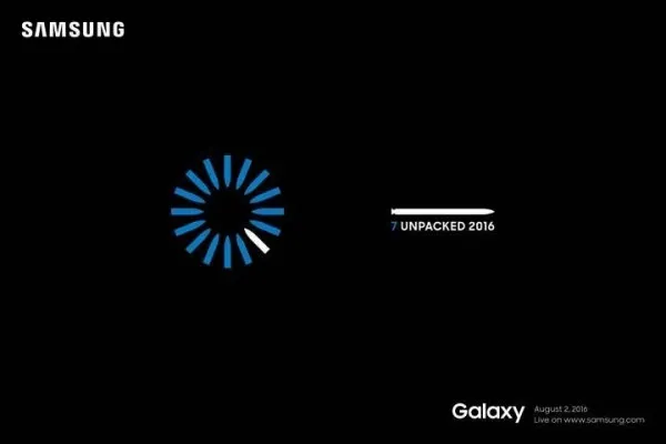 三星发邀请函 8月2日或发布Galaxy Note 7