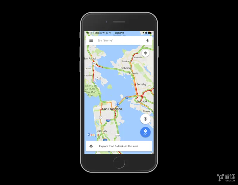 Google地图再加新功能 道路流量实时监控