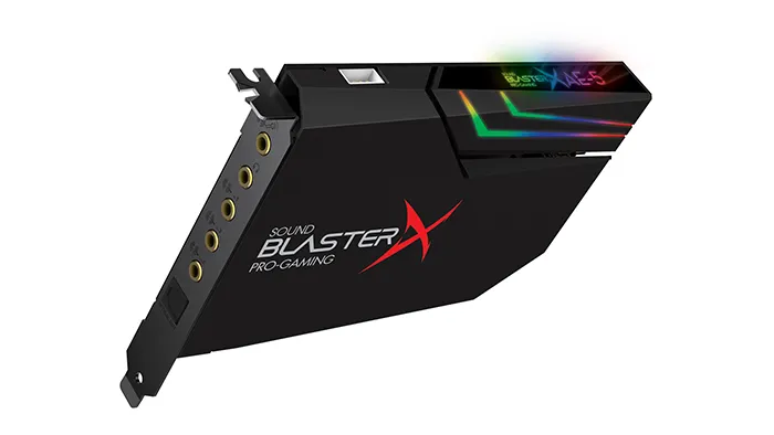 RGB灯攻陷PCI-E声卡，创新推出Sound BlasterX AE-5游戏声卡