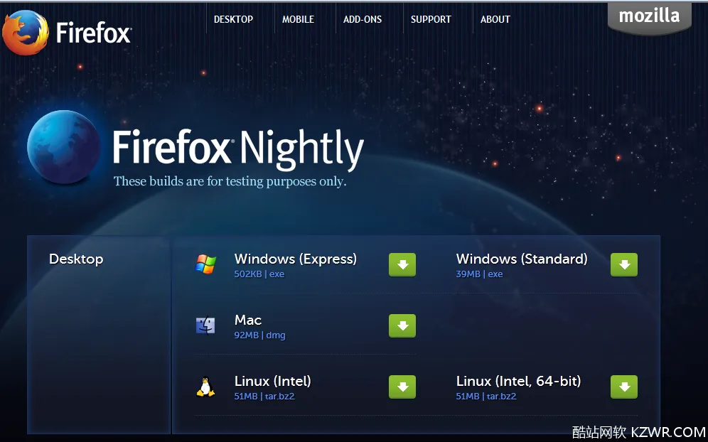 firefox （nightly版）和Firefox有什么区别？