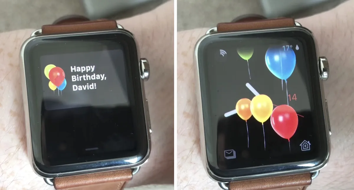 watchOS 4 新功能：放气球庆祝你的生日