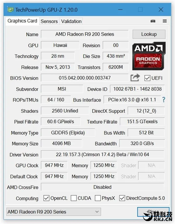 显卡第一神器GPU-Z 1.20.0紧急发布：修复RX 500 BIOS提取问题