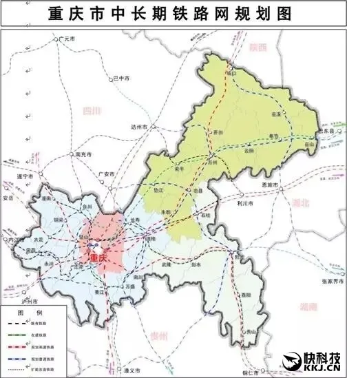 大手笔全国羡慕！重庆确立“米”字型高铁