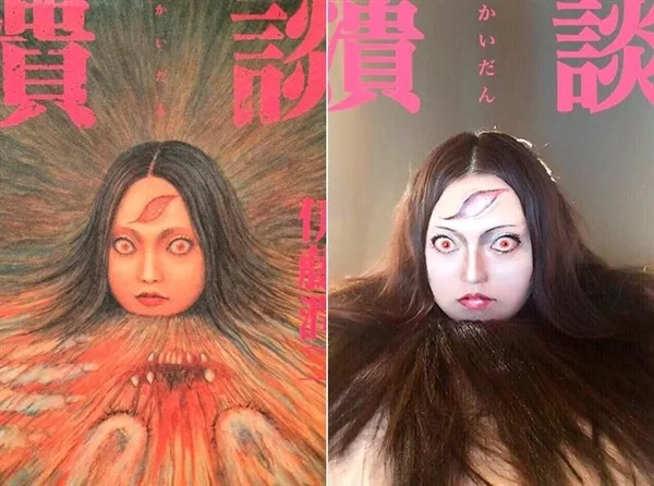 突破次元壁！美女惊悚漫画神级COS又来了