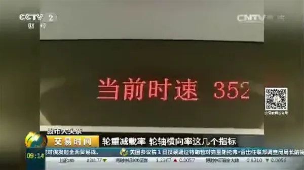 中国高铁正式进入350公里时代！