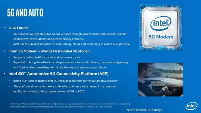 Intel推出了全球第二款5G调制解调器：同时支持6GHz、毫米波