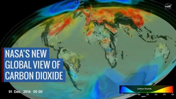 [视频]NASA最新3D视频告诉你温室气体是如何进入大气层的