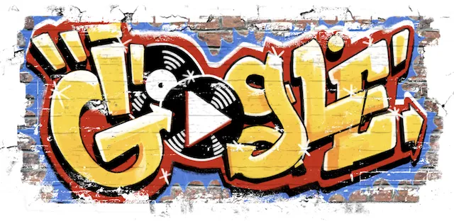谷歌HIP-HOP风格涂鸦纪念嘻哈文化诞生
