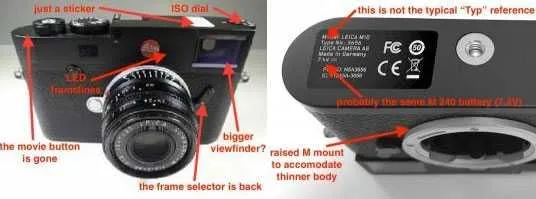 网传徕卡M10 将于1月18日发布：全机只有3个按键