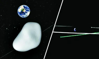 五年前发现的小行星正重返地球 美航天局将借机测试地球防御网络