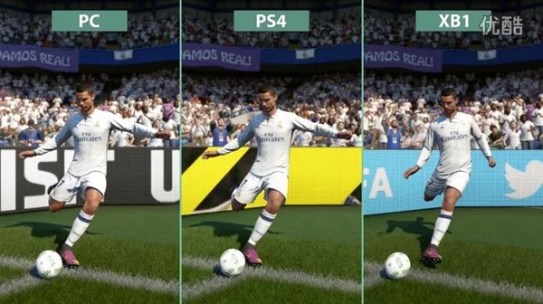 《FIFA 17》全平台画质对比：PC良心优化