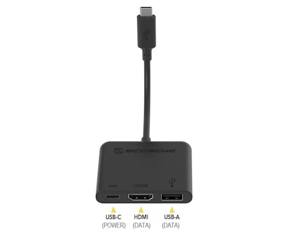 SCOSCHE 推出新款 USB-C 数字影音多口适配器：仅售$59.99