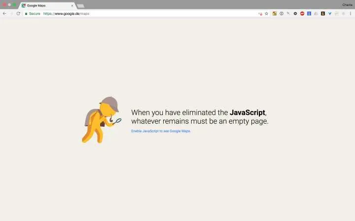 如果网页取消了 JavaScript 会怎样？