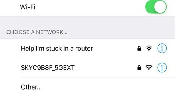 网友Wi-Fi名设成“黑我试试”：第二天被改成……