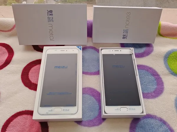 [图+视频]魅蓝note3开箱跑分及与魅蓝metal简单对比