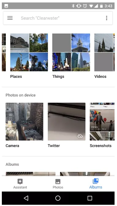 谷歌重新设计了Android版Google Photos的“相册”标签