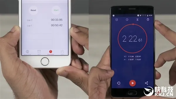 一加3对比iPhone 6S速度测试：遗憾落败