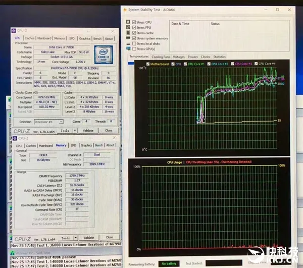 罕见好体质Intel i7-7700K真片：超频实力惊人