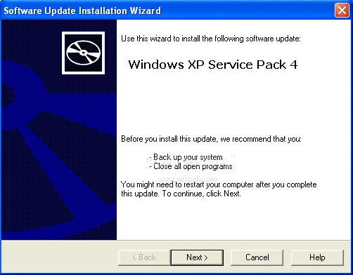 非官方版 Windows XP Service Pack 4 再次更新