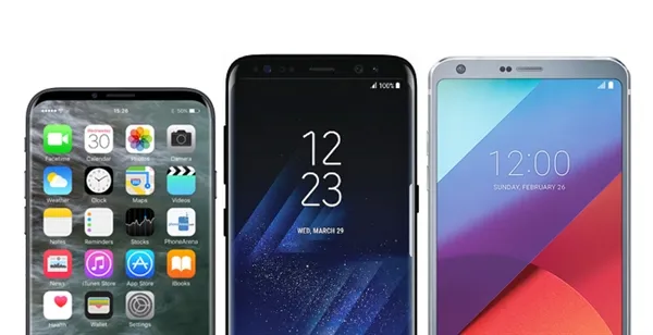 iPhone 8、Galaxy S8外形对比：屏占比都很逆天！