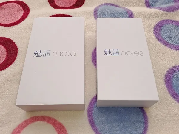 [图+视频]魅蓝note3开箱跑分及与魅蓝metal简单对比