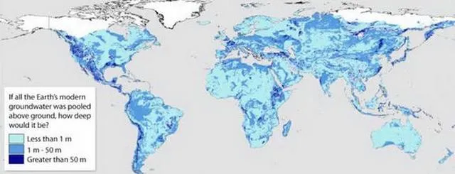 最新绘制全球地下水地图能揭晓隐藏的水资源