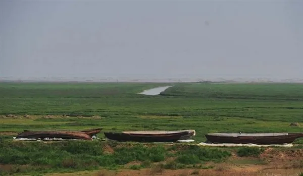 中国最大淡水湖鄱阳湖枯竭：荒草半米高