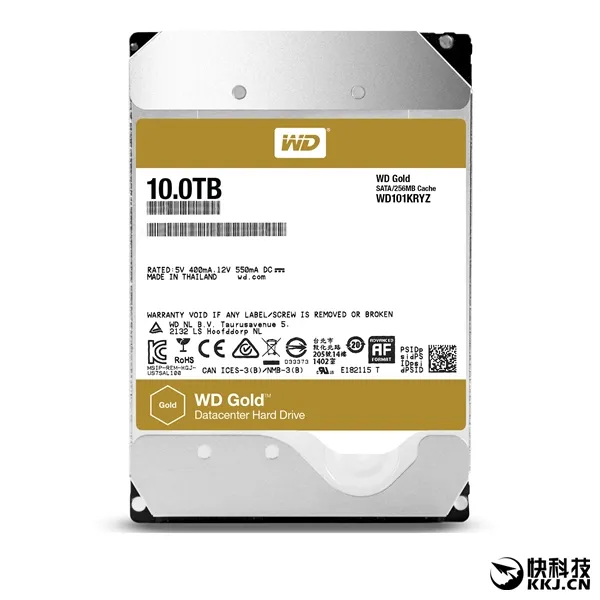 普及10TB！西数发布新款金盘：性能暴涨21％