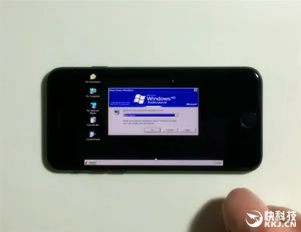 大神让iPhone 7运行Windows XP：这流畅度醉了
