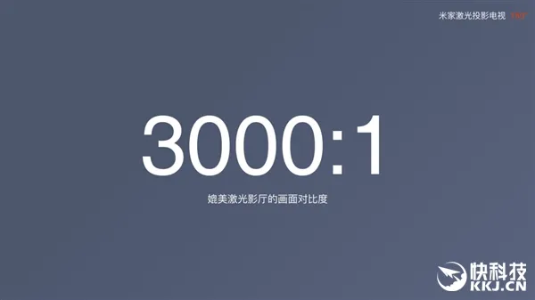 9999元！米家激光投影电视发布：150英寸/媲美影院