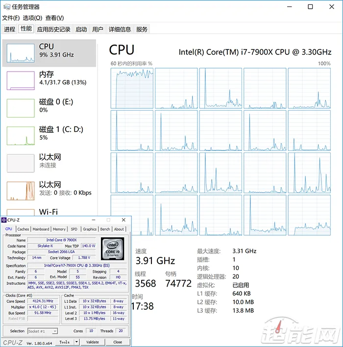 超能视频直播：Intel Core i9-7900X玩游戏怎么样