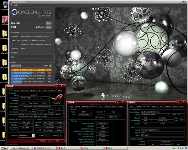 秒爆i7！AMD Ryzen 7 1800X满血狂超5.8GHz