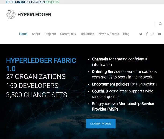 Hyperledger Fabric 1.0发布：基于区块链的开源分布式账本