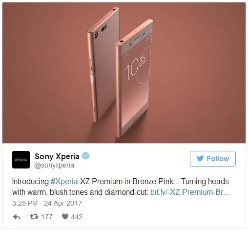 索尼怪兽旗舰Xperia XZ Premium新配色惊艳：很有爱