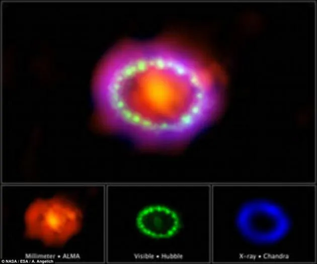 美宇航局发布1987年超新星最新数据：比太阳亮1亿倍