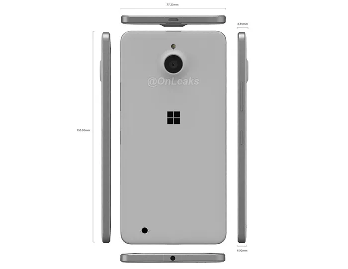 Lumia 850曝光 