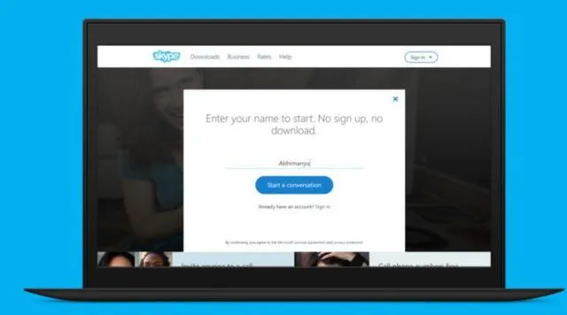 微软升级网页版Skype 没有帐户也能拨打网络电话