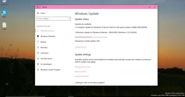 [图]Windows 10 Build 14986迎累积更新KB3206309